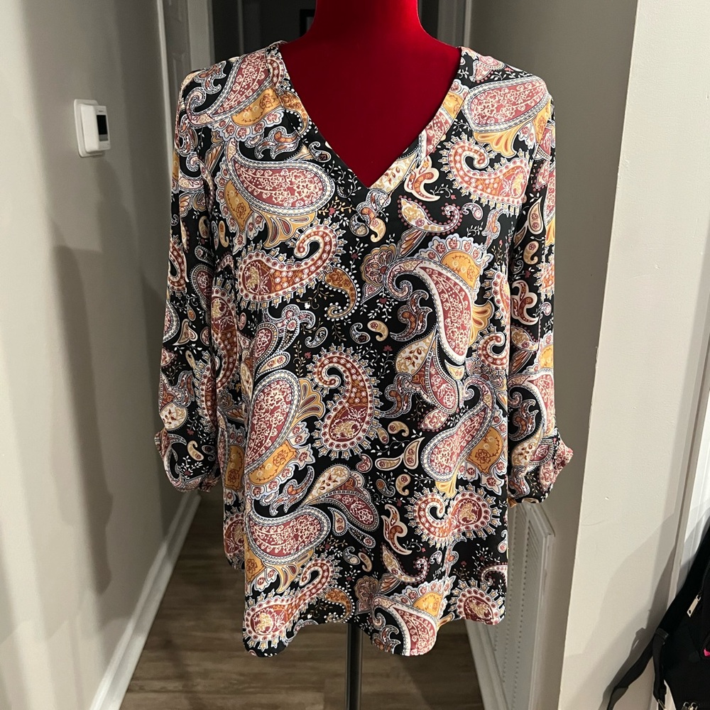 Daniel Rainn Paisley Blouse